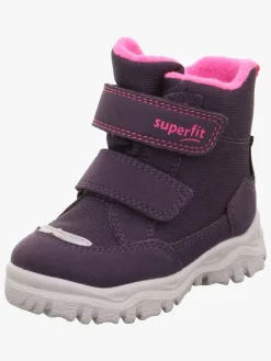 Støvler & Vinterstøvler|Superfit Husky1 Vinterstøvler, Dark Purple/Pink Lyserød