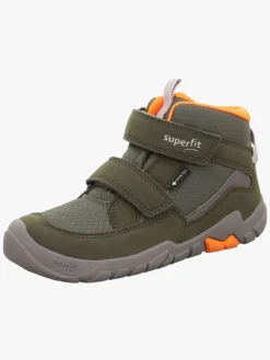 Børn Superfit Støvler & Vinterstøvler-Trace Mid GTX Forede Sneakers, Green/Orange