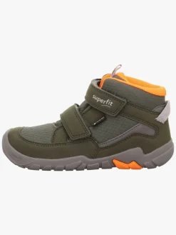 Børn Superfit Støvler & Vinterstøvler-Trace Mid GTX Forede Sneakers, Green/Orange