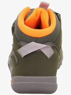 Børn Superfit Støvler & Vinterstøvler-Trace Mid GTX Forede Sneakers, Green/Orange