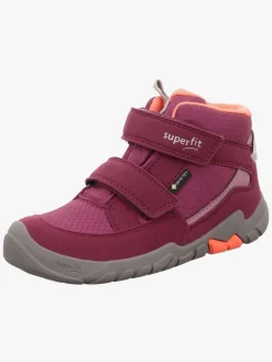 Støvler & Vinterstøvler|Superfit  Trace Mid GTX Forede Sneakers, Red/Orange Rød