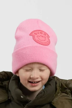 Tilbehør|Vintertøj|Svea Big Felt Badge Hue, Cool Pink