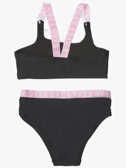 Uv & Strand|Svea Sporty Bikini, Black