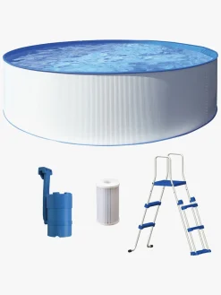 SwimFun Vandleg-Swim & Fun Kreta poolsæt 460x90 cm, Hvid