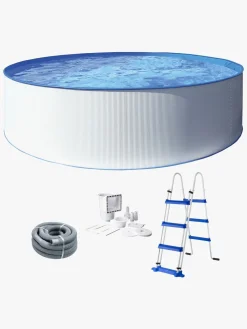 Vandleg|SwimFun Swim & Fun Kreta XL poolsæt 460x120 cm, Hvid