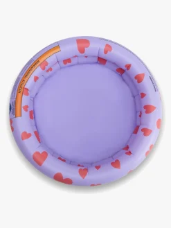 Vandleg|SwimEssentials Swim Essentials Badebassin 60 cm, Sweet Hearts Lila Lilla/Rød