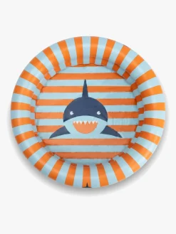 Vandleg|SwimEssentials Swim Essentials Badebassin 60 cm, Tropic Shark Blå/Orange