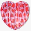 SwimEssentials Vandleg-Swim Essentials Bademadras 150x100 cm, Red Hearts