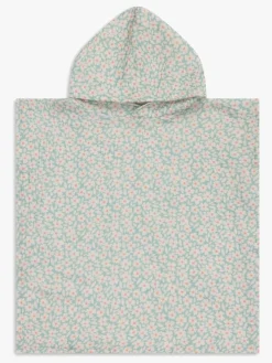 Uv & Strand|SwimEssentials Swim Essentials Badeponcho, Florish Green