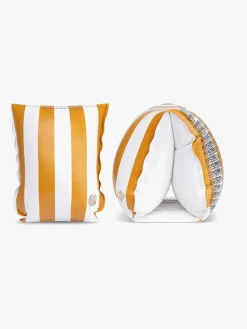 SwimEssentials Svømning-Swim Essentials Badevinger, Flow Brown/White