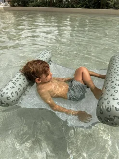 Vandleg|SwimEssentials Swim Essentials Flydende Hængekøje 116 cm, Green Leopard Grøn