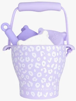 Udelegetøj|SwimEssentials Swim Essentials Strandsæt 4 Dele, Purple Leopard