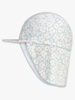 Børn SwimEssentials Uv & Strand-Swim Essentials UV-Badehætte, Florish Green