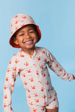 Børn SwimEssentials Uv & Strand-Swim Essentials Vendbar Solhat, Oh Crab