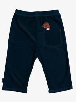 Børn Swimpy Uv & Strand-Badeshorts, Petrolblå