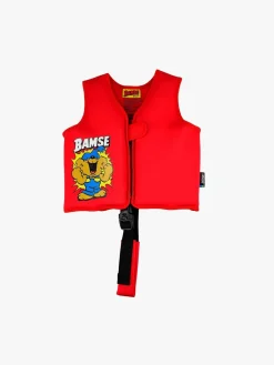 Børn Swimpy Uv & Strand-Bamse Svømmevest, Rød