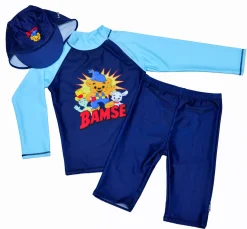 Uv & Strand|Swimpy Bamse Verdens Stærkeste Bjørn UV-Sæt 3 Dele, Blå