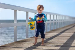 Uv & Strand|Swimpy Bamse Verdens Stærkeste Bjørn UV-Sæt 3 Dele, Blå