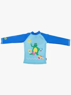 Uv & Strand|Swimpy Bolibompa UV-Trøje, Lyseblå/Mørkeblå Blå