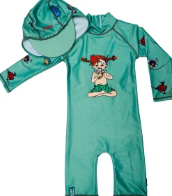 Børn Swimpy Uv & Strand-Pippi UV-Sæt 2 Dele, Grøn