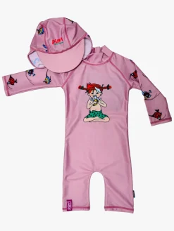 Uv & Strand|Swimpy Pippi UV-Sæt 2 Dele, Pink