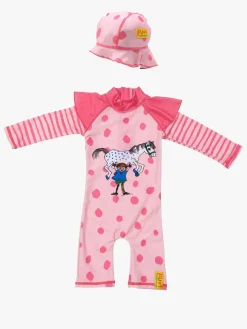 Uv & Strand|Swimpy Pippi UV-Sæt, Pink