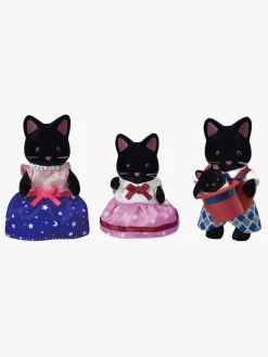 SylvanianFamilies Legetøjsfigurer-Sylvanian Families Figursæt Familien Midnatskat