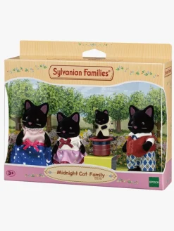 SylvanianFamilies Legetøjsfigurer-Sylvanian Families Figursæt Familien Midnatskat