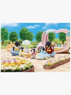 SylvanianFamilies Dukker & Bamser-Sylvanian Families Figursæt Penguin Babies Ride ‘n Play