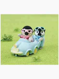 SylvanianFamilies Dukker & Bamser-Sylvanian Families Figursæt Penguin Babies Ride ‘n Play
