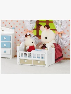 Dukker & Bamser|SylvanianFamilies Sylvanian Families Figursæt Chokoladekaninbaby med Seng