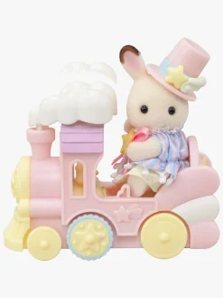 SylvanianFamilies Dukker & Bamser-Sylvanian Families Legesæt Forlystelsespark Flyvemaskine & Tog