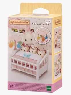 SylvanianFamilies Dukker & Bamser-Sylvanian Families Legesæt Tremmeseng med Uro