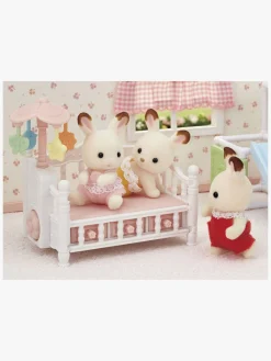 SylvanianFamilies Dukker & Bamser-Sylvanian Families Legesæt Tremmeseng med Uro