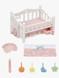 SylvanianFamilies Dukker & Bamser-Sylvanian Families Legesæt Tremmeseng med Uro