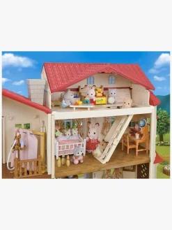 Dukker & Bamser|SylvanianFamilies Sylvanian Families Red Roof Country Home Dukkehus Hemmeligt Legeværelse På Loftet