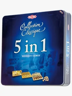 Tactic Spil & Puslespil-5 Spil i 1