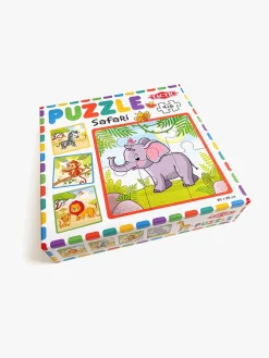 Spil & Puslespil|Tactic Puslespil Mit Første Puslespil Safari, 4x6 Brikker