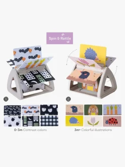 TAFToys Babylegetøj-TAF Toys  Tummy Time Spinning Aktivitetslegetøj Bog