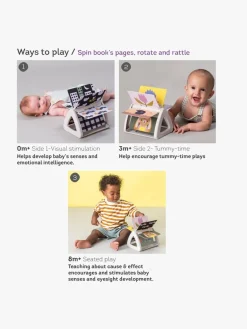 TAFToys Babylegetøj-TAF Toys  Tummy Time Spinning Aktivitetslegetøj Bog