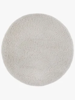 Gulvtæpper|Teddy Gulvtæppe Rund 160, t Hvid