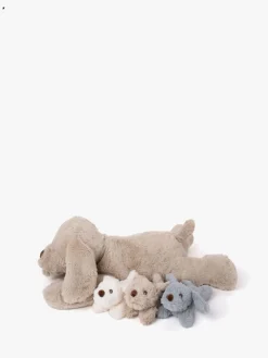 Teddykompaniet Dukker & Bamser-Bamse Hund med Hundehvalpe