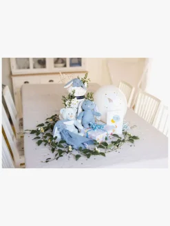 Dukker & Bamser|Teddykompaniet Bamse Kanin Elina 20 cm, Himmelblå Blå