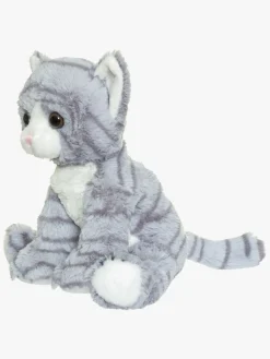 Teddykompaniet Dukker & Bamser-Bamse Kattevenner Mio 23 cm, Gråstribet