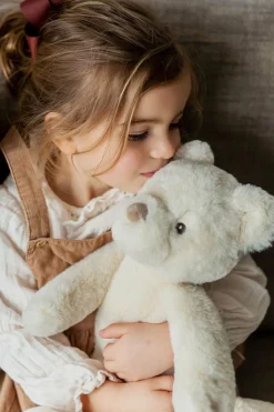 Dukker & Bamser|Teddykompaniet Bamse Sven 45 cm, Creme Hvid/Beige