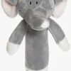 Babylegetøj|Teddykompaniet Diinglisar  Elefant Rangle, Grå