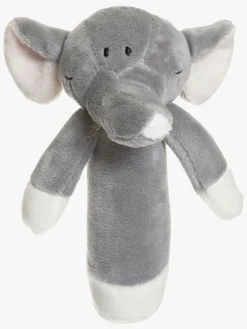 Babylegetøj|Teddykompaniet Diinglisar  Elefant Rangle, Grå
