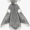 Teddykompaniet Stofbleer, Nusseklude & Babytæpper-Diinglisar  Elefant Nusseklud, Grå