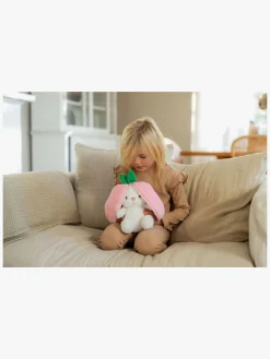 Dukker & Bamser|Teddykompaniet Kanin I Jordbær Med Lynlås Bamse