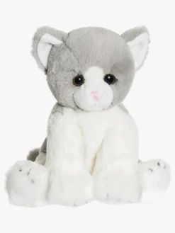 Dukker & Bamser|Teddykompaniet Katten Maja Grå/Hvid